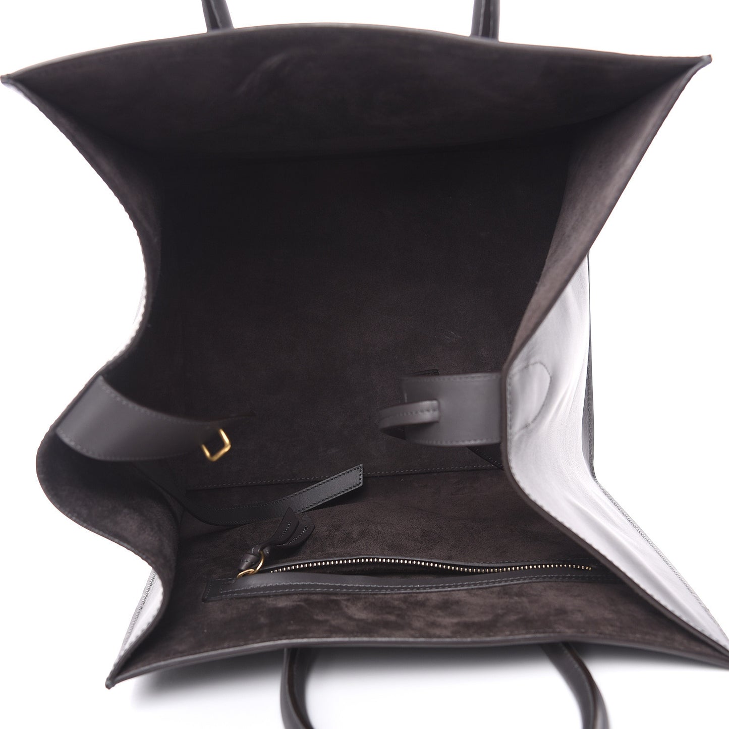 Smooth Calfskin Medium Phantom Luggage Grey