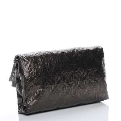 Louis Vuitton Jacquard Quilted Monogram Limelight Clutch PM Black 3 of 7