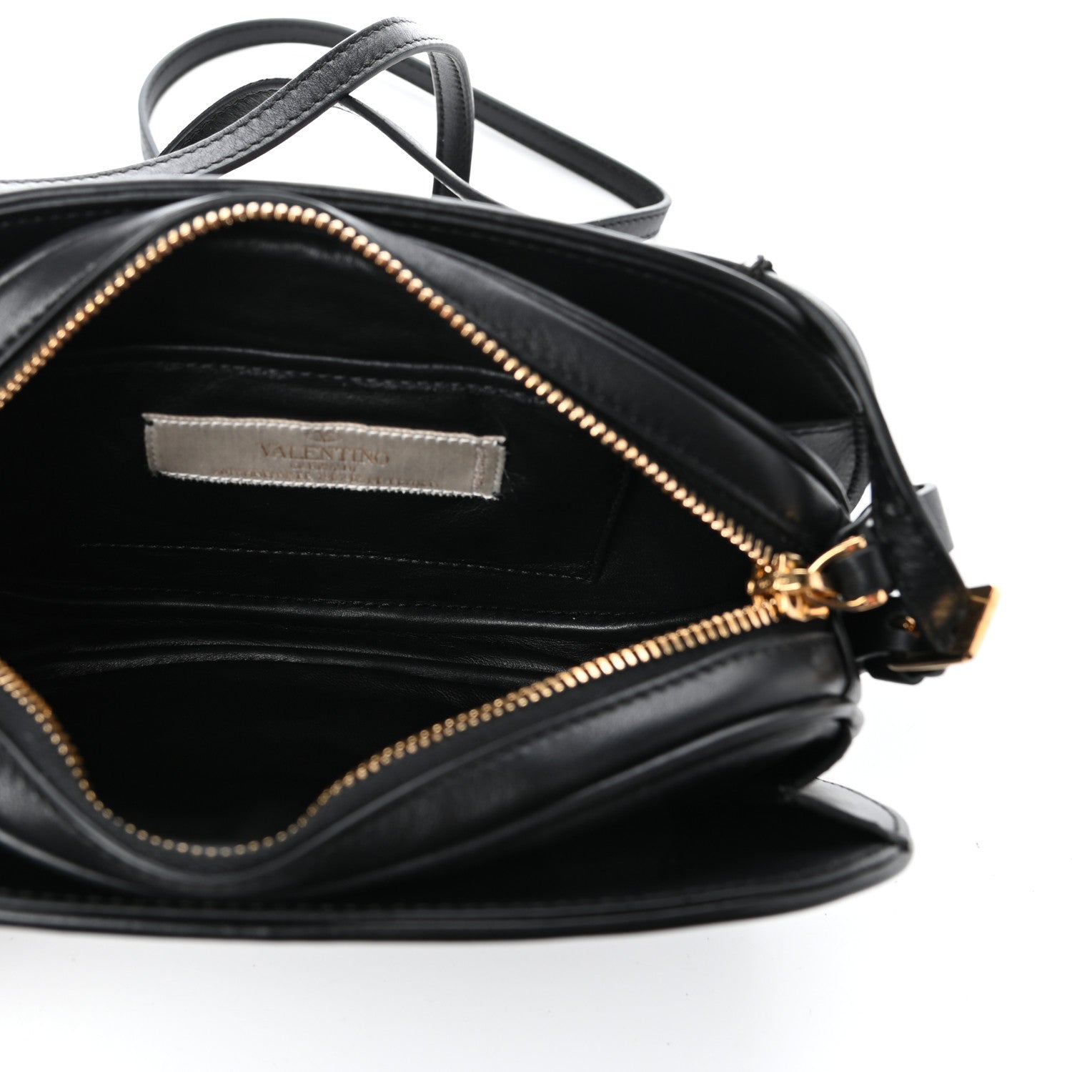 Valentino Garavani Calfskin Small Logo Go Crossbody Bag Black 5 of 8