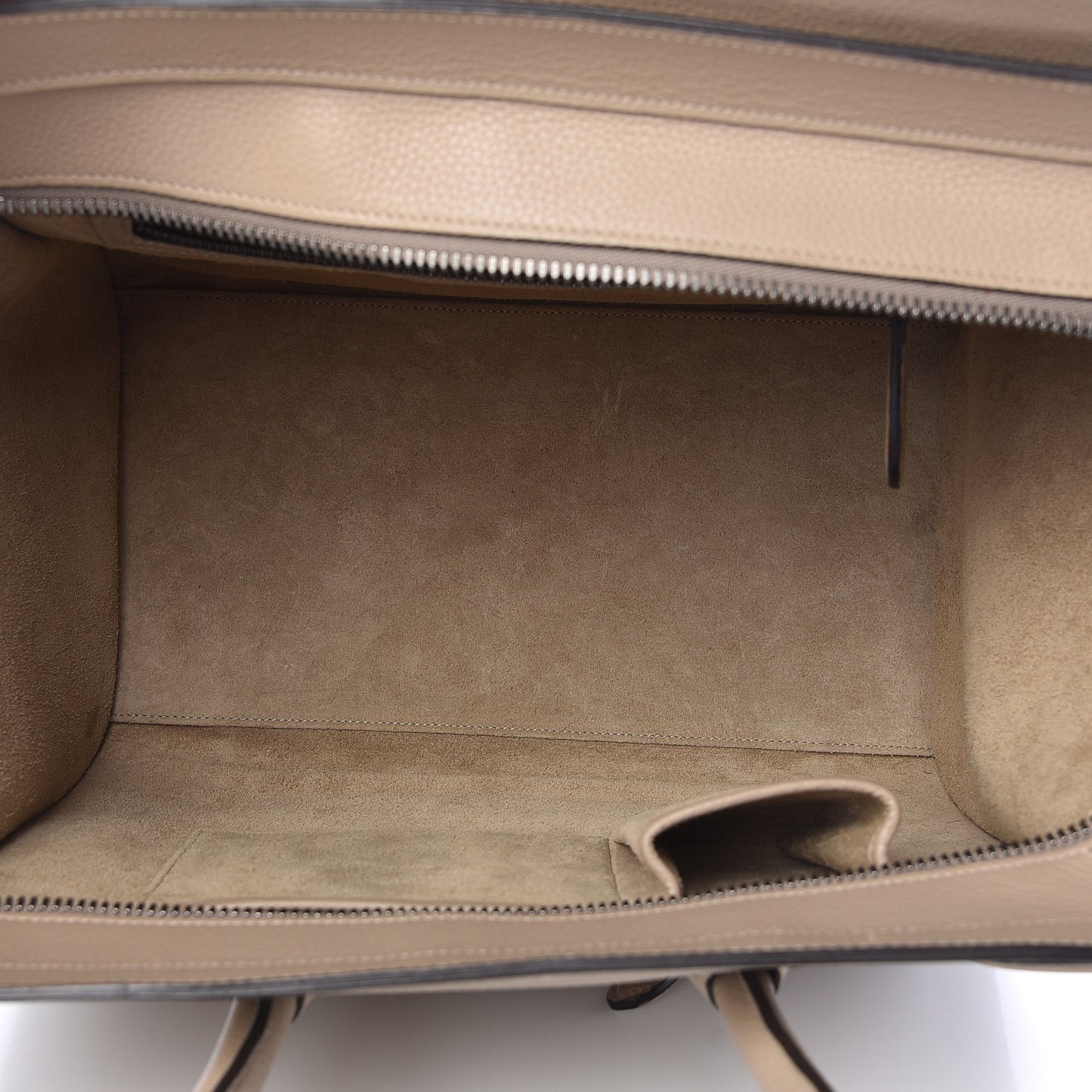 Drummed Calfskin Mini Luggage Dune