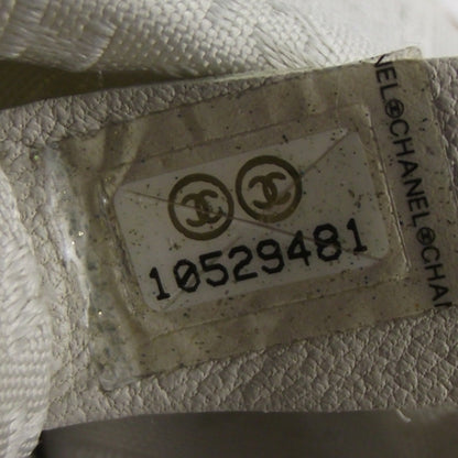 Chanel Leather Contrast Stitch Drawstring Tote 10 of 13