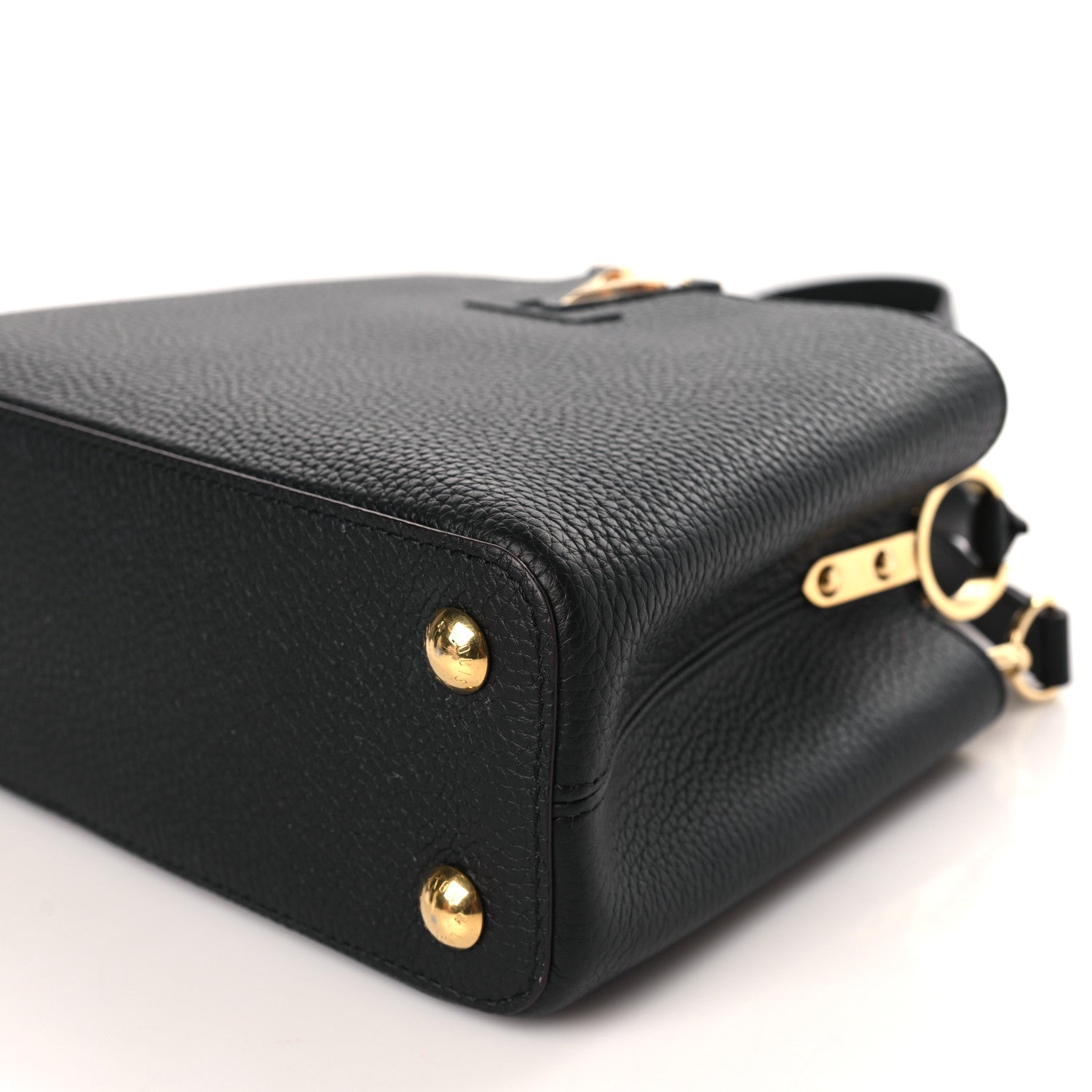 Louis Vuitton Taurillon Capucines BB Black 7 of 8