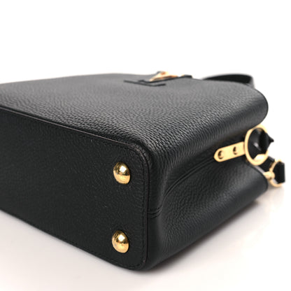 Louis Vuitton Taurillon Capucines BB Black 7 of 8