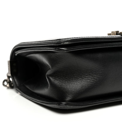 Chanel Calfskin Quilted Medium Boy Flap Black 9 of 11