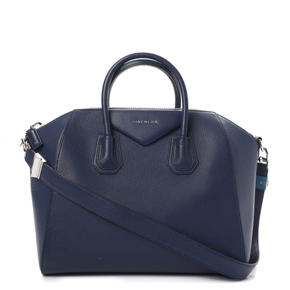 Givenchy Sugar Goatskin Medium Antigona Deep Blue 1 of 13