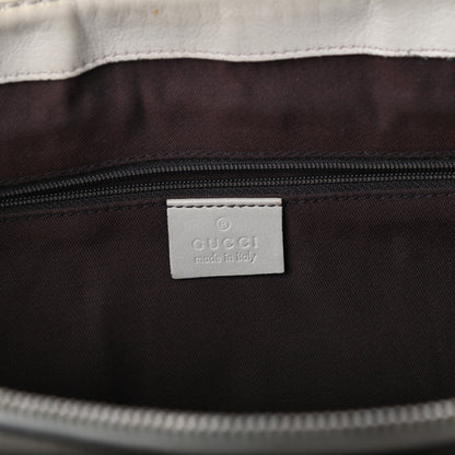 Gucci Monogram Margaux Calfskin Medium Sukey Top Handle Bag Beige Ebony Mystic White 6 of 10