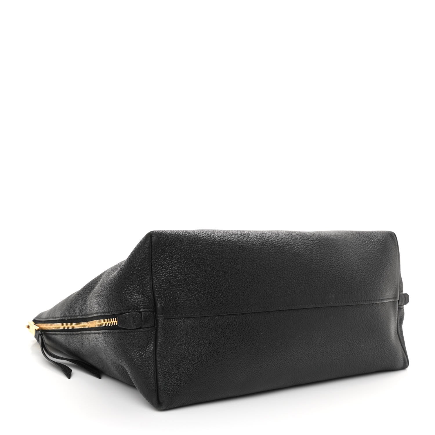 Prada Vitello Daino Side Zip Tote Black 3 of 9