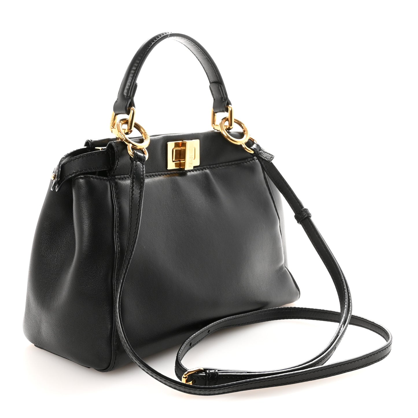 Nappa Mini Peekaboo Iconic Satchel Black
