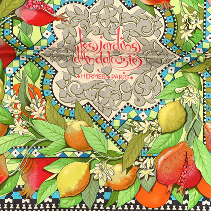 Hermes Silk Les Jardins D'Andalouise Scarf 90 2 of 5