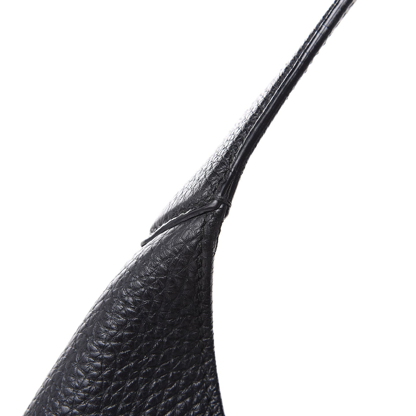 Soft Grained Calfskin Large Jackie Hobo Black