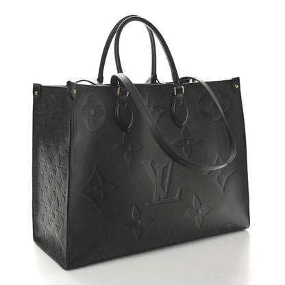 Louis Vuitton Empreinte Monogram Giant Onthego GM Black 3 of 9