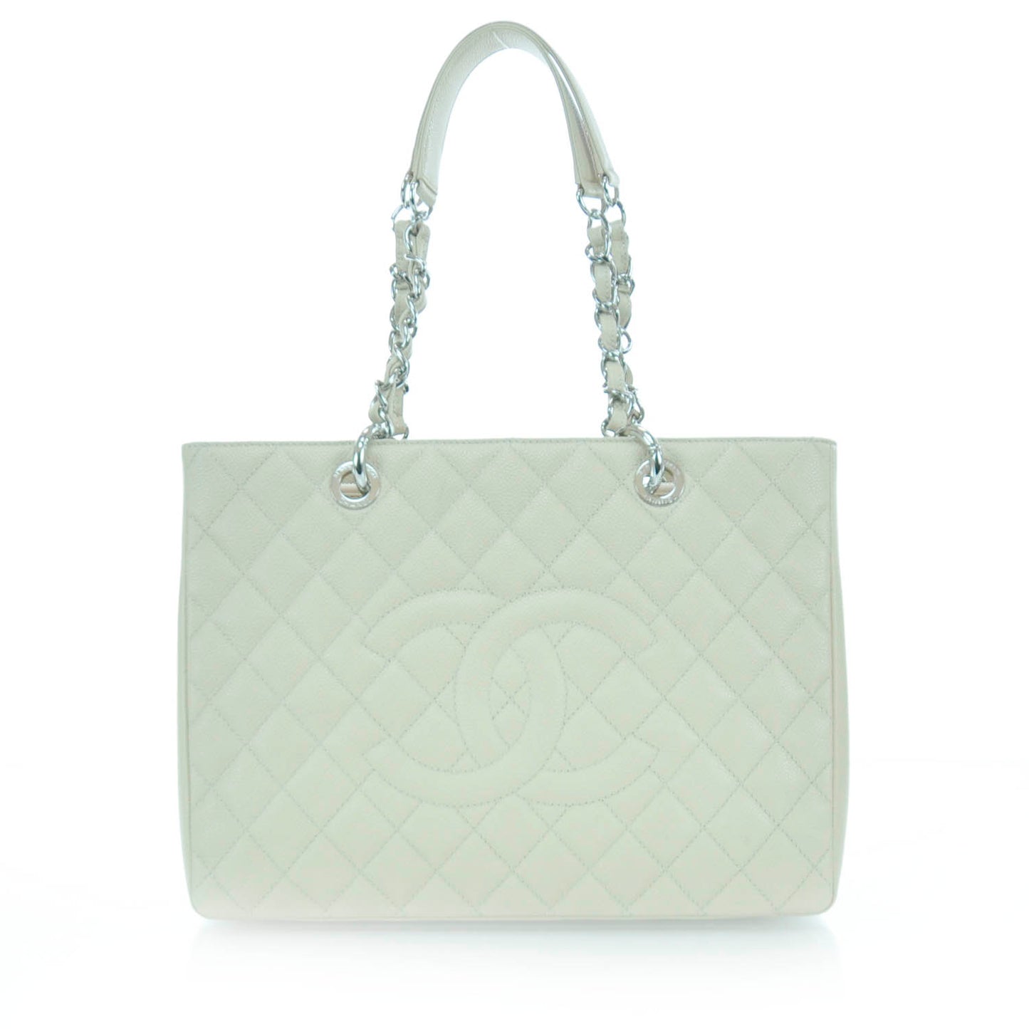 Caviar Grand Shopping Tote GST Beige Clair