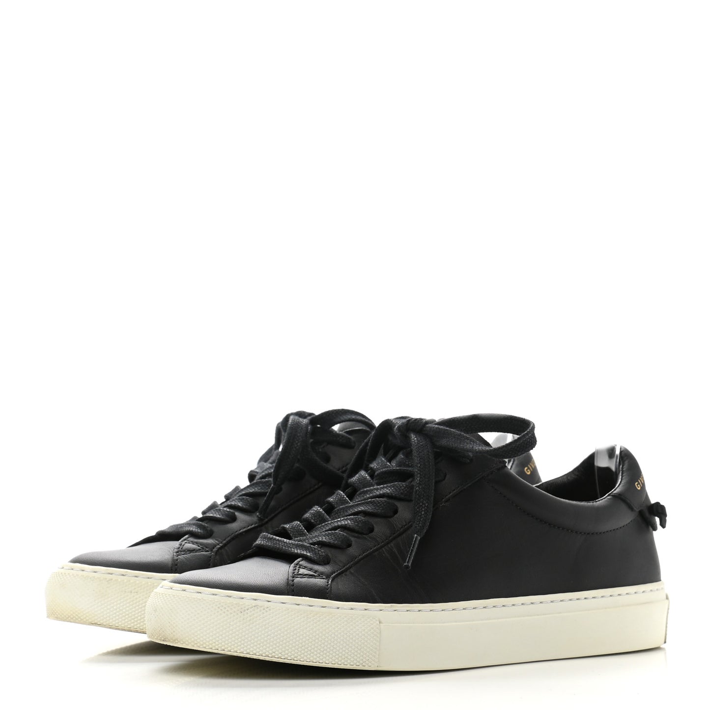 Calfskin Urban Street Sneakers 35 Black
