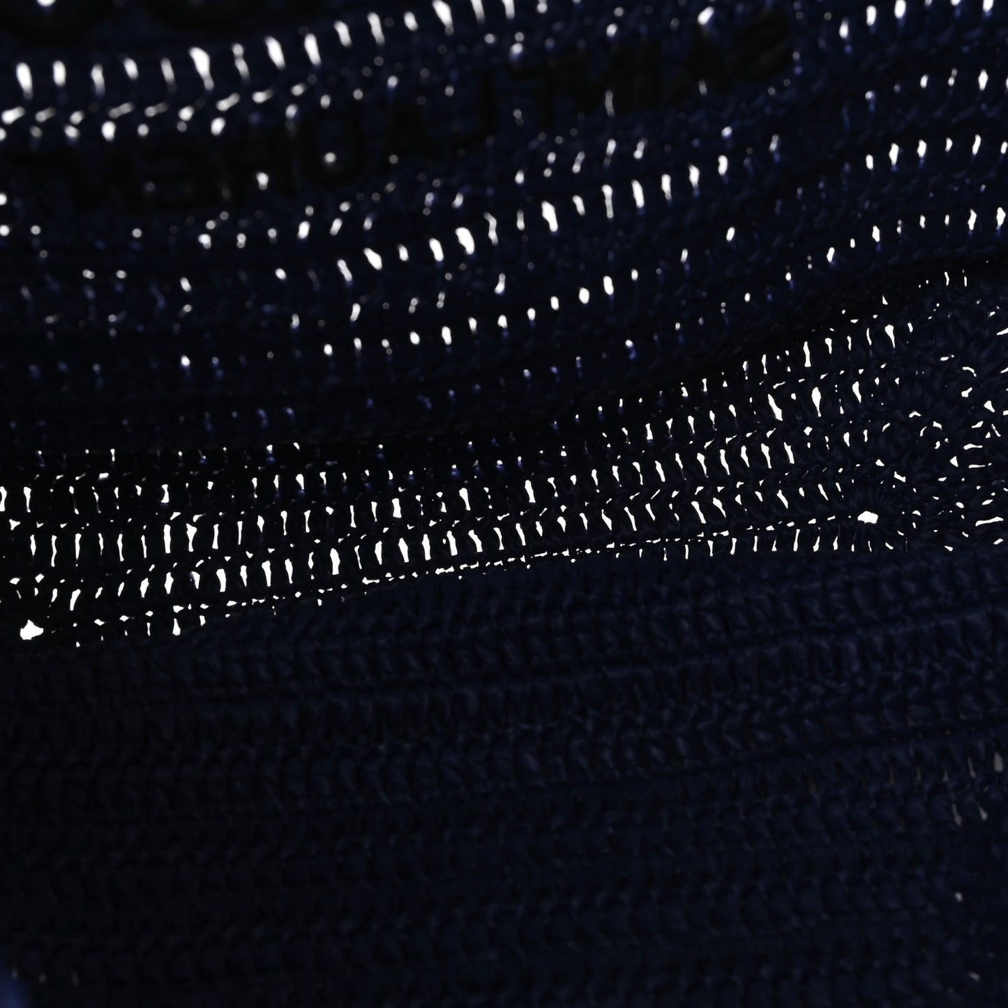 Raffia Rive Gauche Tote Blue