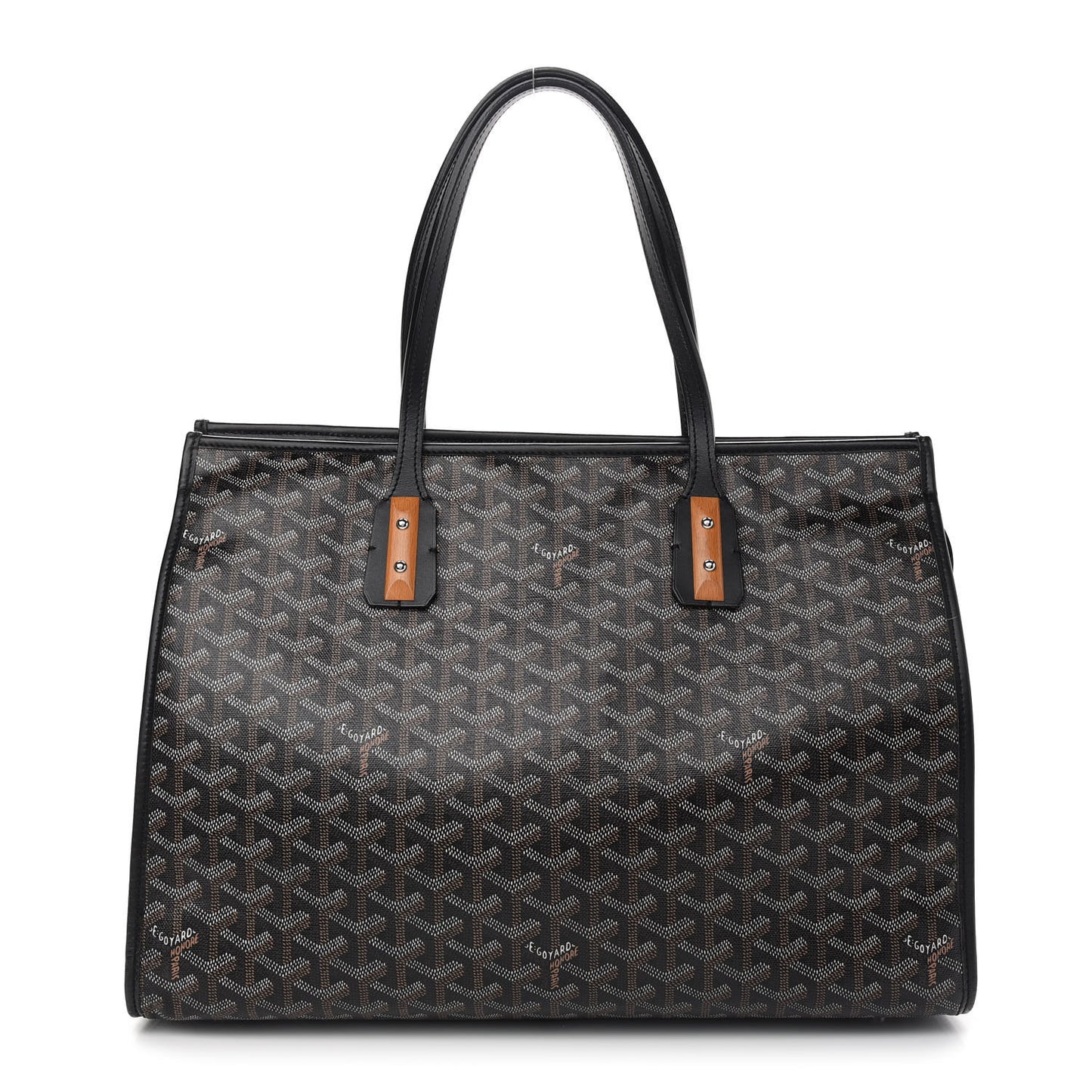Goyardine Marquises Tote Black