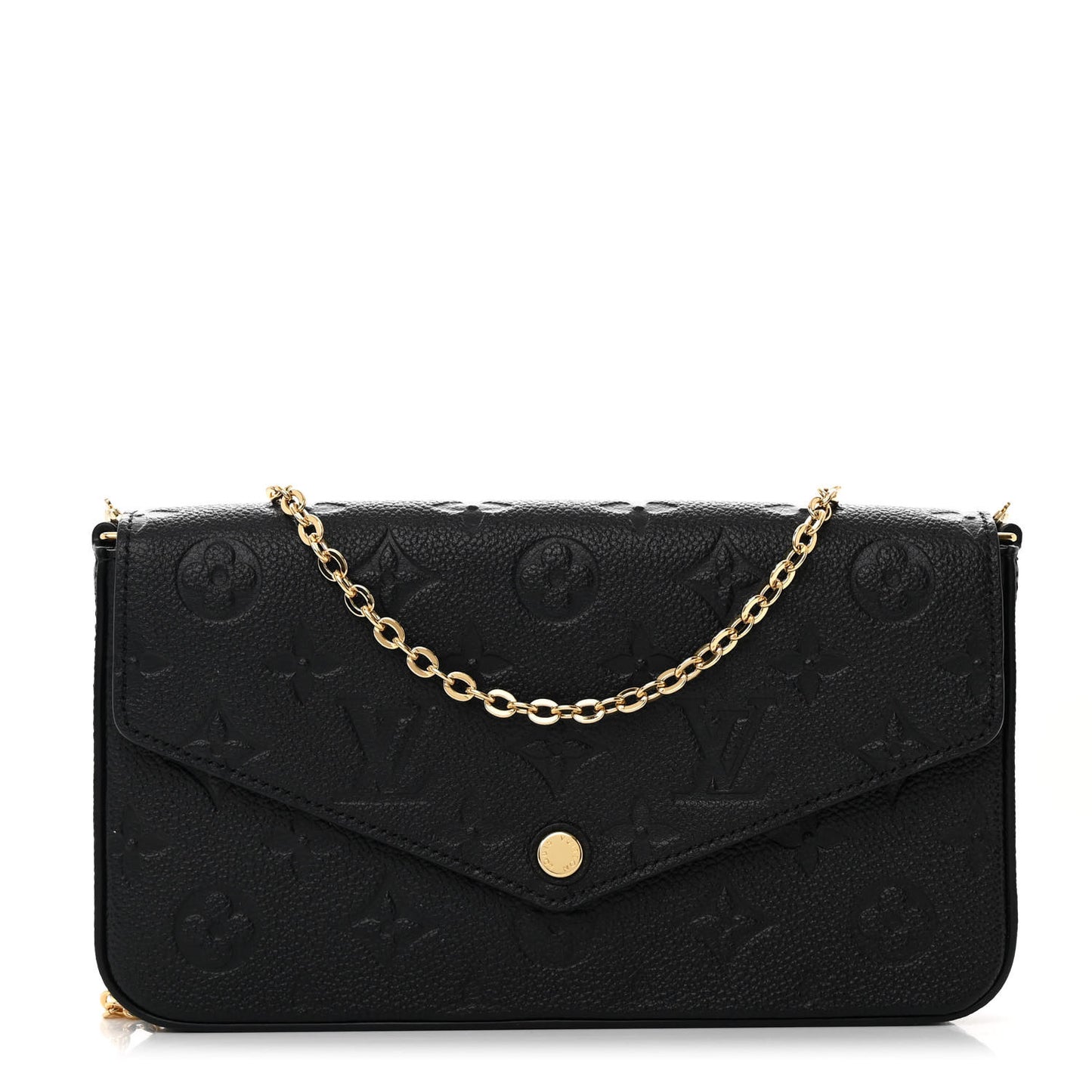 Empreinte Pochette Felicie Chain Wallet Black