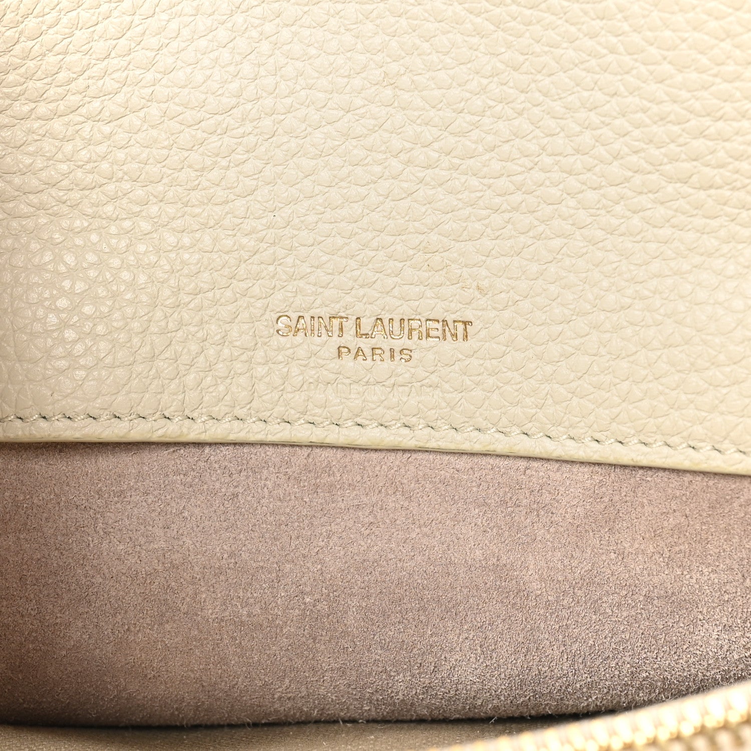 Saint Laurent Grained Calfskin Baby Sac De Jour Souple Ivory 6 of 10