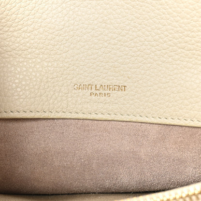 Saint Laurent Grained Calfskin Baby Sac De Jour Souple Ivory 6 of 10