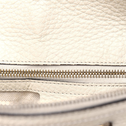 Gucci Calfskin Bamboo Medium Shopper Boston Mystic White 10 of 25