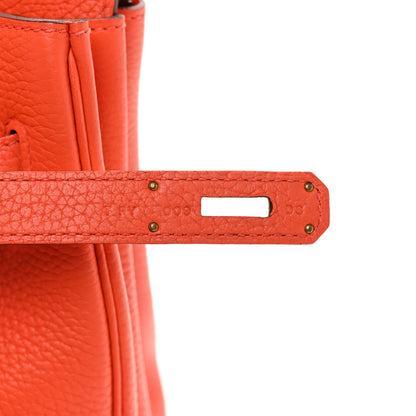 Hermes Togo BIRKIN 35 Orange Poppy 7 of 10