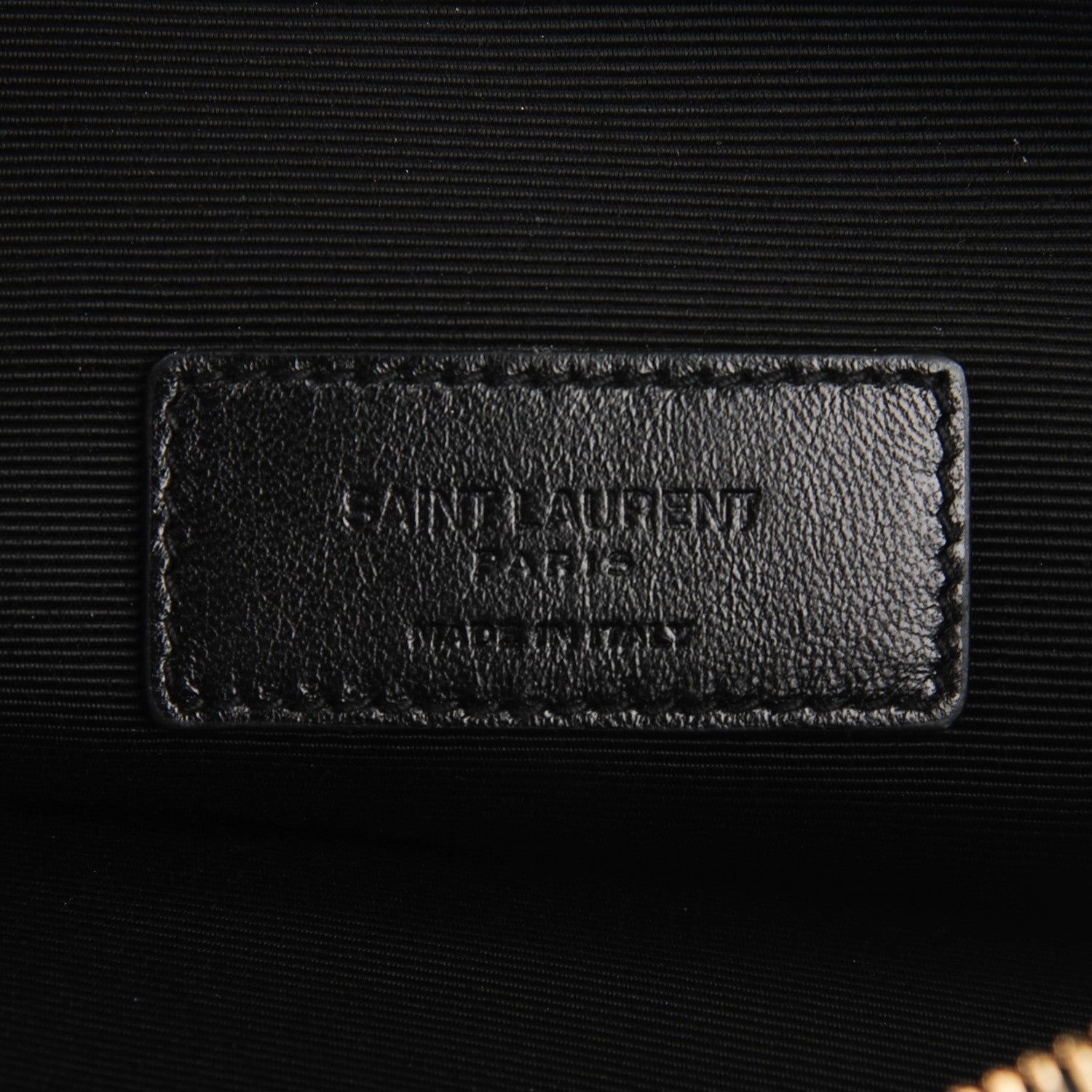 Saint Laurent Calfskin Zipped Heart Clutch Red Black 5 of 7