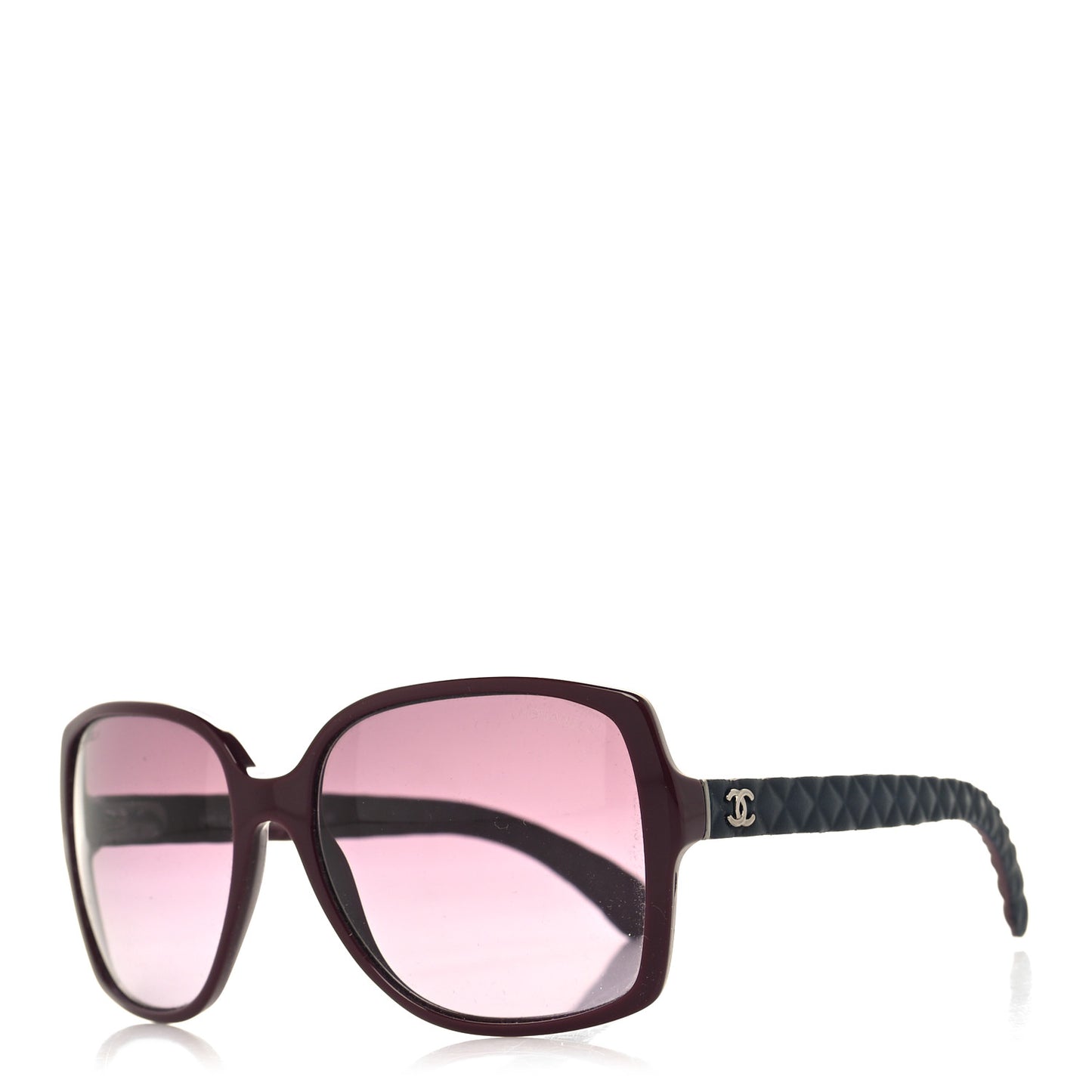 Lambskin Square Chain Sunglasses 5289-Q Red