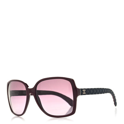 Chanel Lambskin Square Chain Sunglasses 5289-Q Red 1 of 8