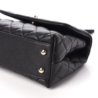 Chanel Caviar Quilted Mini Coco Handle Flap Black 8 of 11