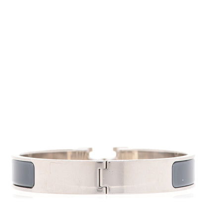Hermes Enamel Narrow Clic Clac H Bracelet PM Ardoise 3 of 7
