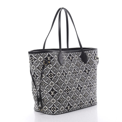 Louis Vuitton Jacquard Since 1854 Neverfull MM Grey 3 of 10