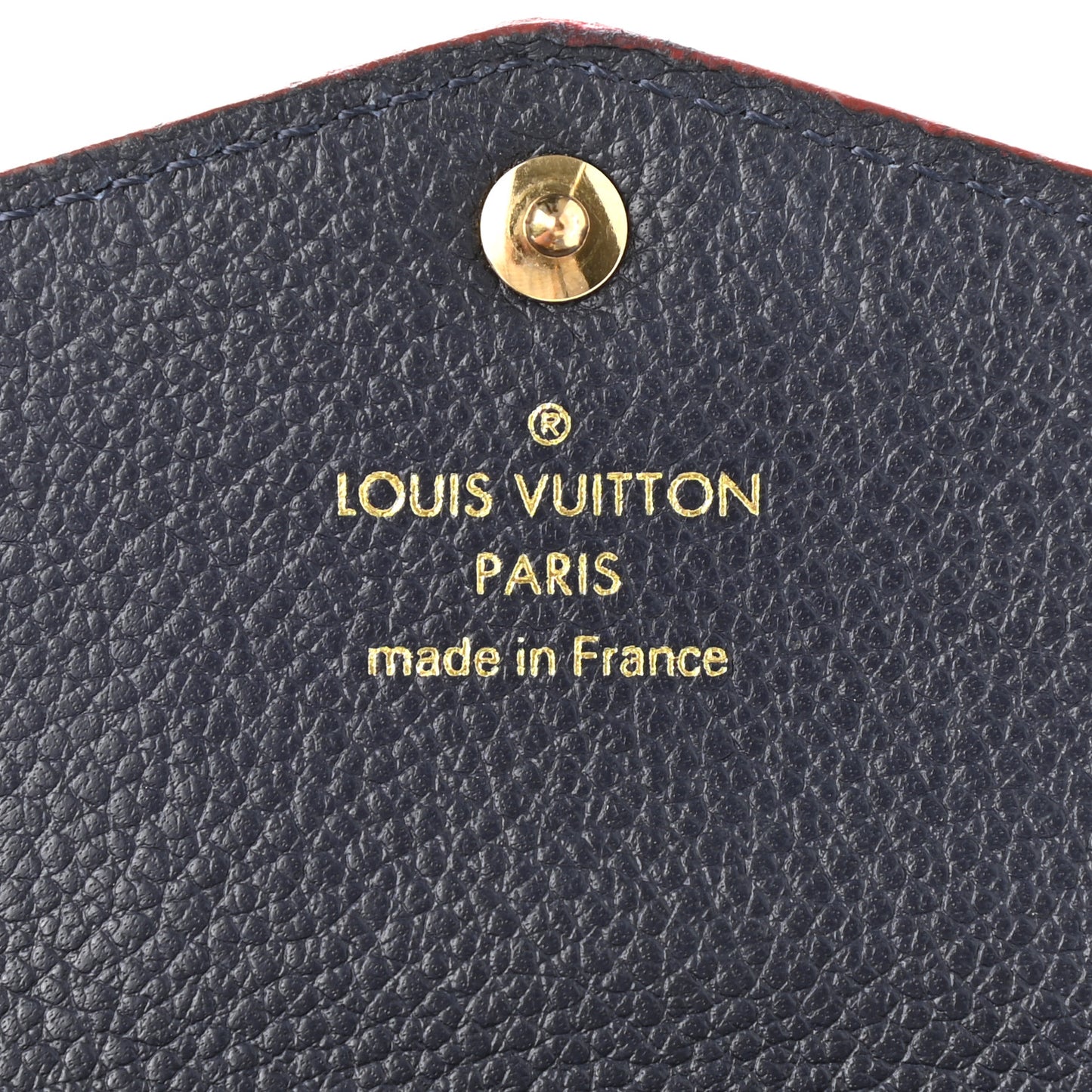 Empreinte Key Pouch Marine Rouge