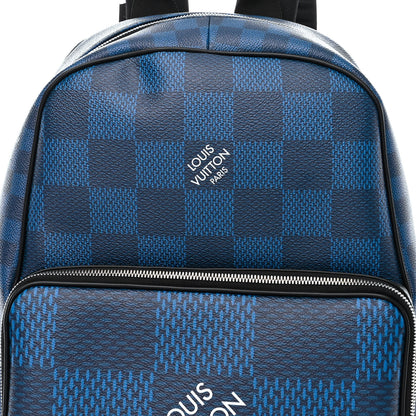 Louis Vuitton Damier Graphite 3D Campus Backpack Navy 9 of 11