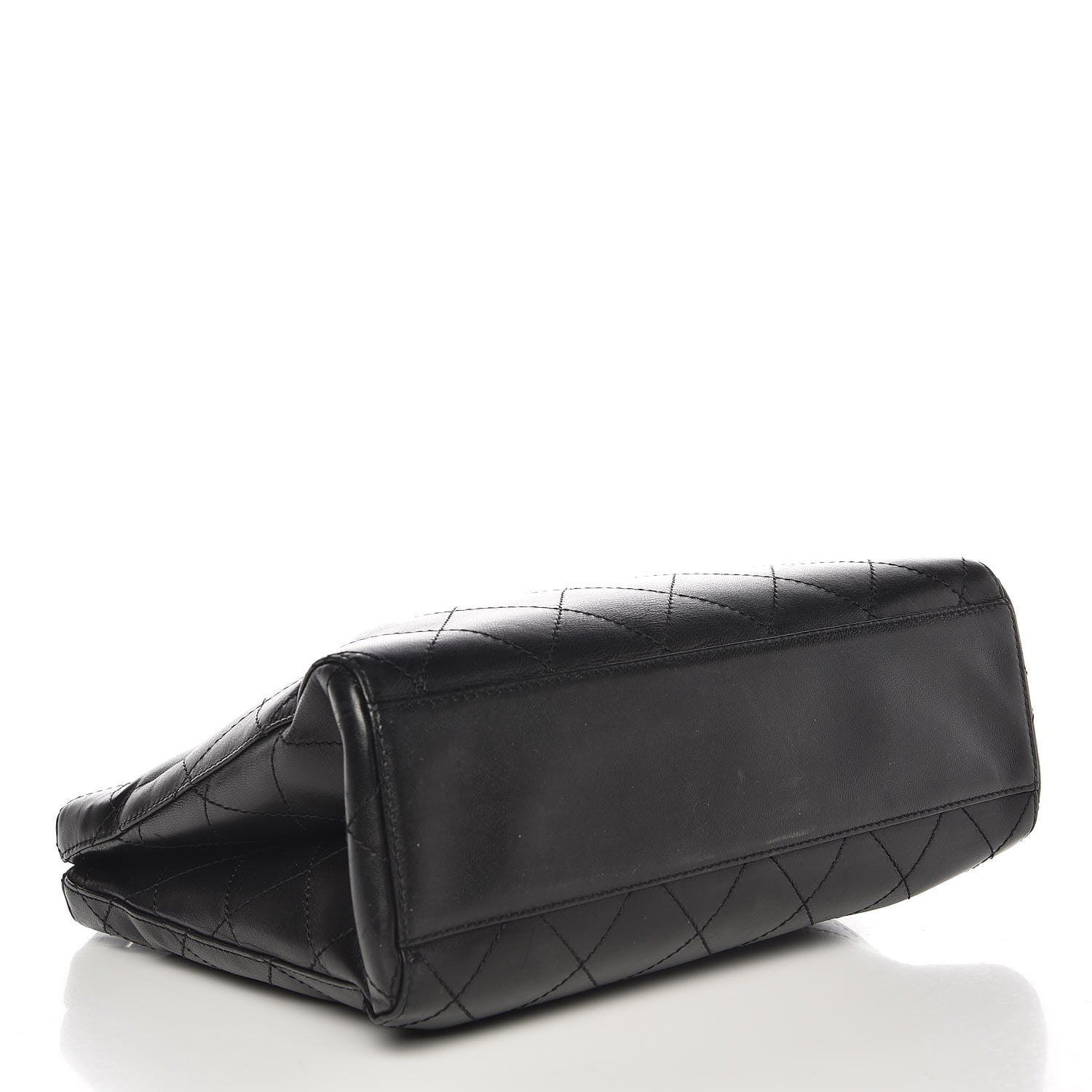 Chanel CHANE Lambskin Stitched Shoulder Bag Black 4 of 7