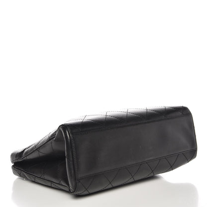Chanel CHANE Lambskin Stitched Shoulder Bag Black 4 of 7