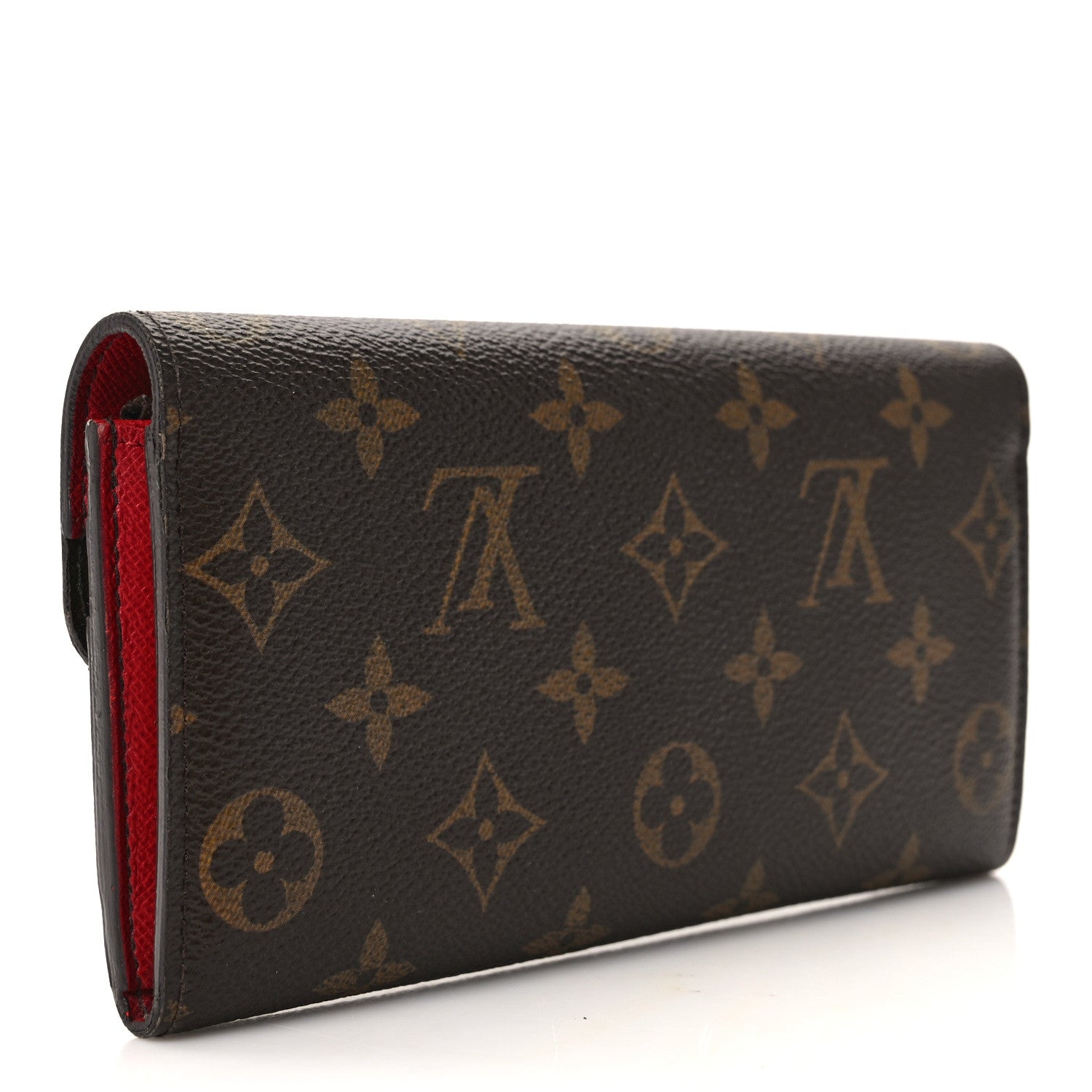 Louis Vuitton Monogram Emilie Wallet Rouge 3 of 11