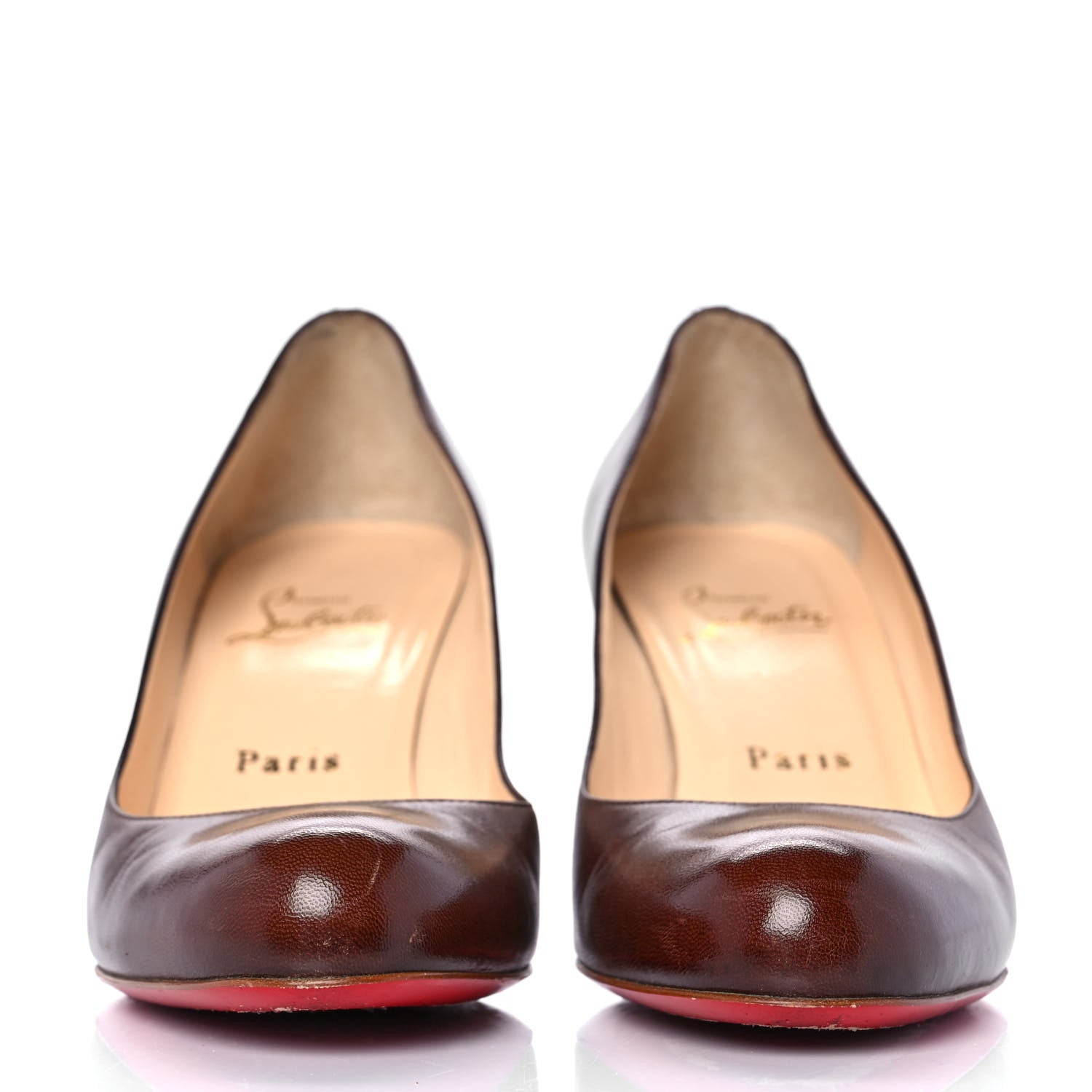 Christian Louboutin Kid Simple 70 Pumps 37 Brown 3 of 20