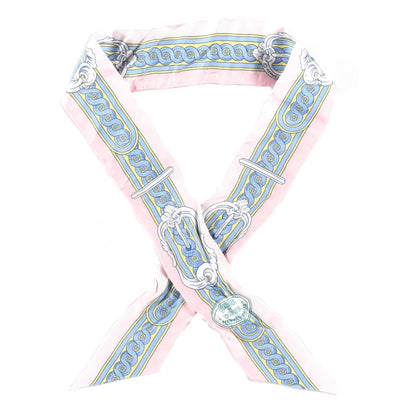 Hermes Silk Bride De Cour Twilly Rose Pale Ciel 1 of 4