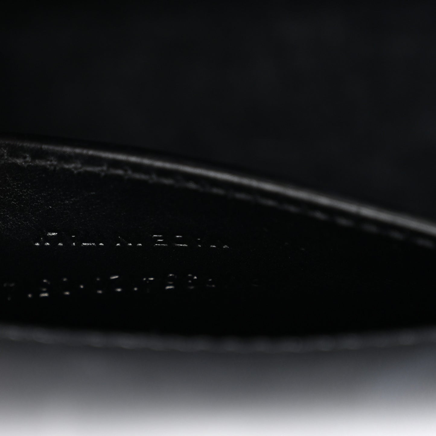 Smooth Calfskin Classic Monogram Kate Tassel Chain Wallet Black