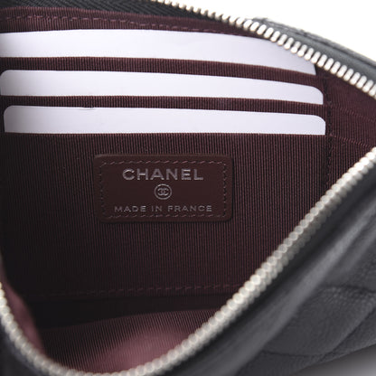 Chanel Caviar Quilted Classic iPhone Pouch Black 6 of 8