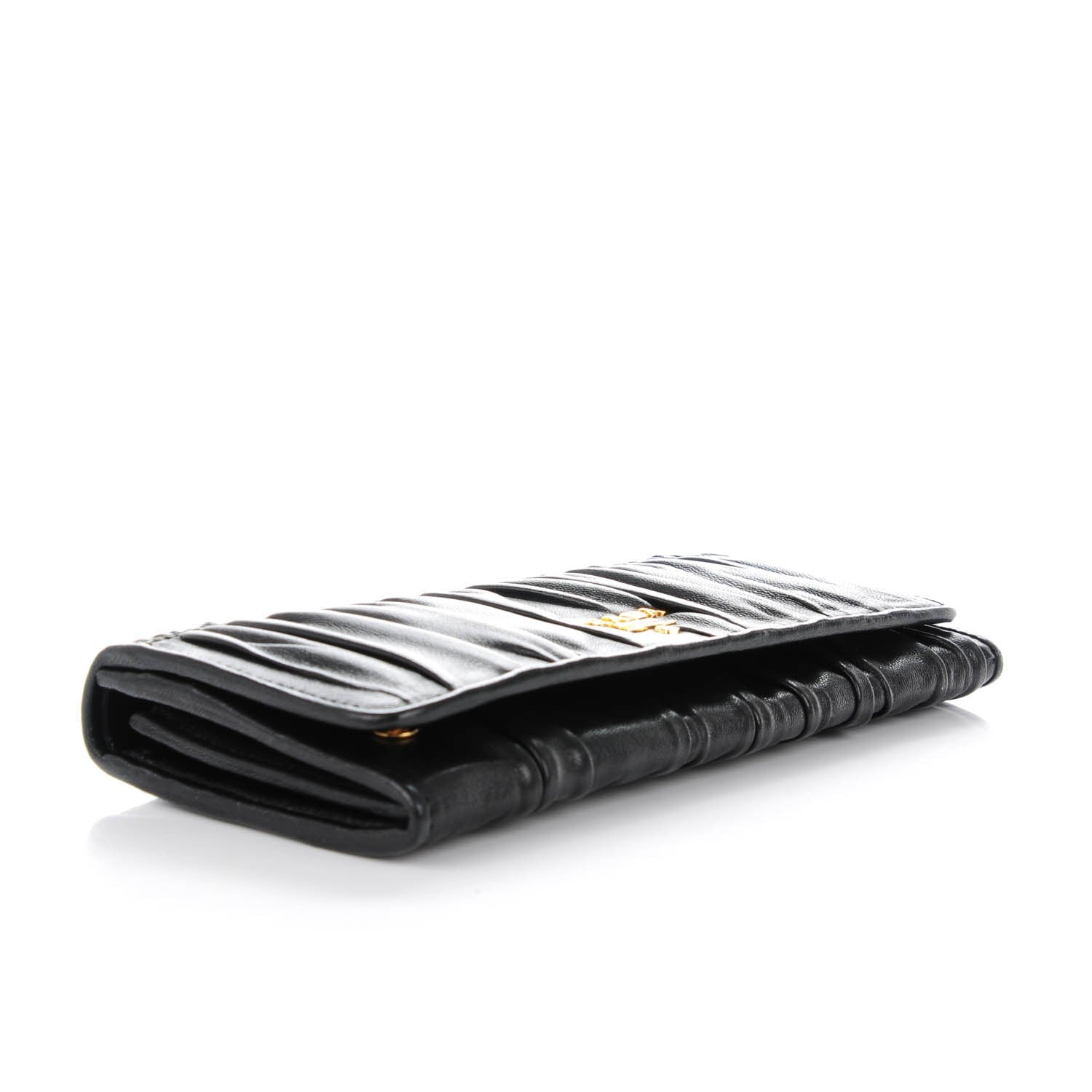 Prada Nappa Gaufre Continental Wallet Nero Black 4 of 8