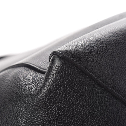 Celine Soft Grained Calfskin Medium Belt Cabas Phantom Black 9 of 13