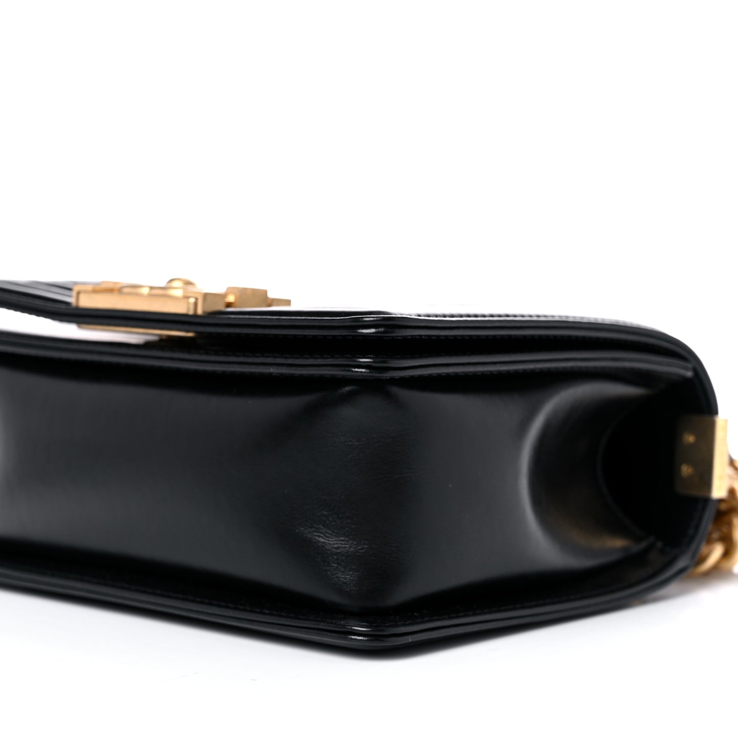 Calfskin Mini Boy Flap Black