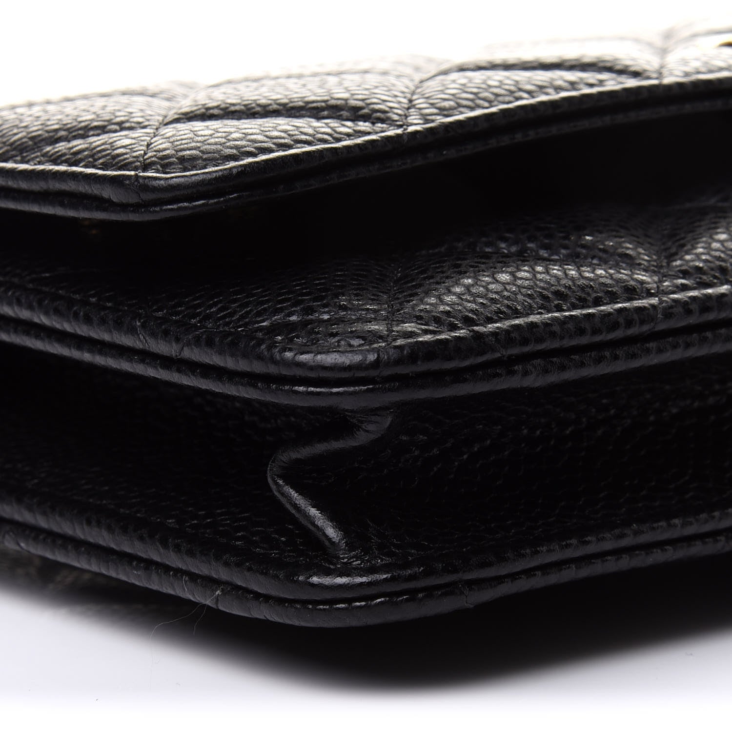 Chanel Caviar Quilted Wallet On Chain WOC Black 8 of 10