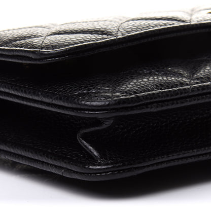 Chanel Caviar Quilted Wallet On Chain WOC Black 8 of 10