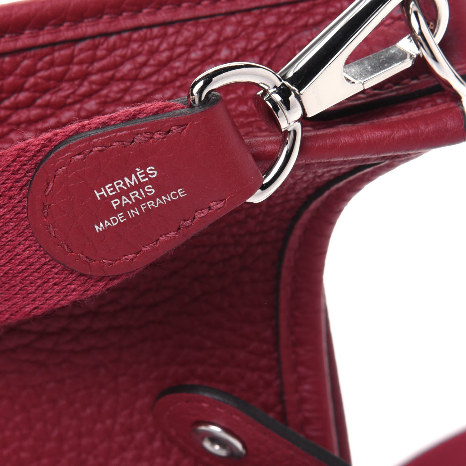 Hermes Taurillon Clemence Evelyne TPM Rubis 6 of 10