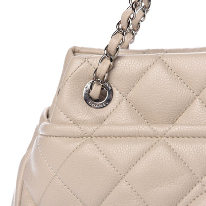 Chanel Caviar Quilted Timeless CC Soft Tote Off White 9 of 13