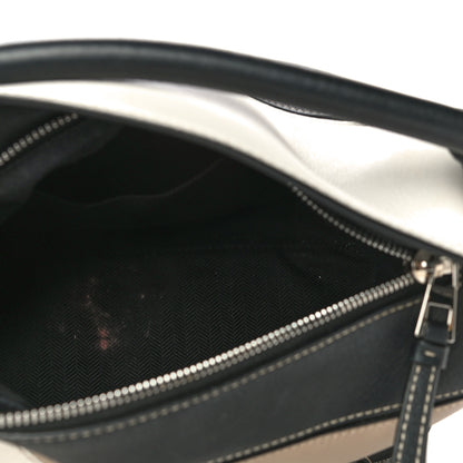Loewe Calfskin Small Puzzle Bag Black Taupe 5 of 15