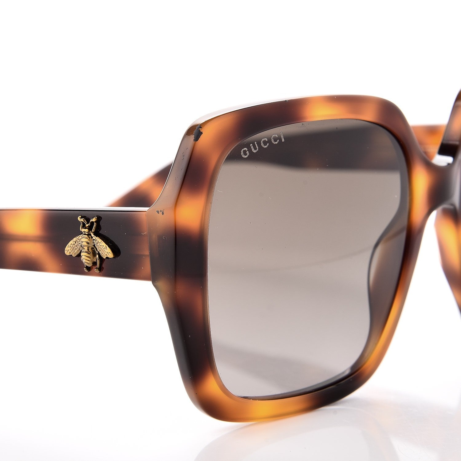 Gucci Acetate Square GG 0096/S Havana 7 of 7