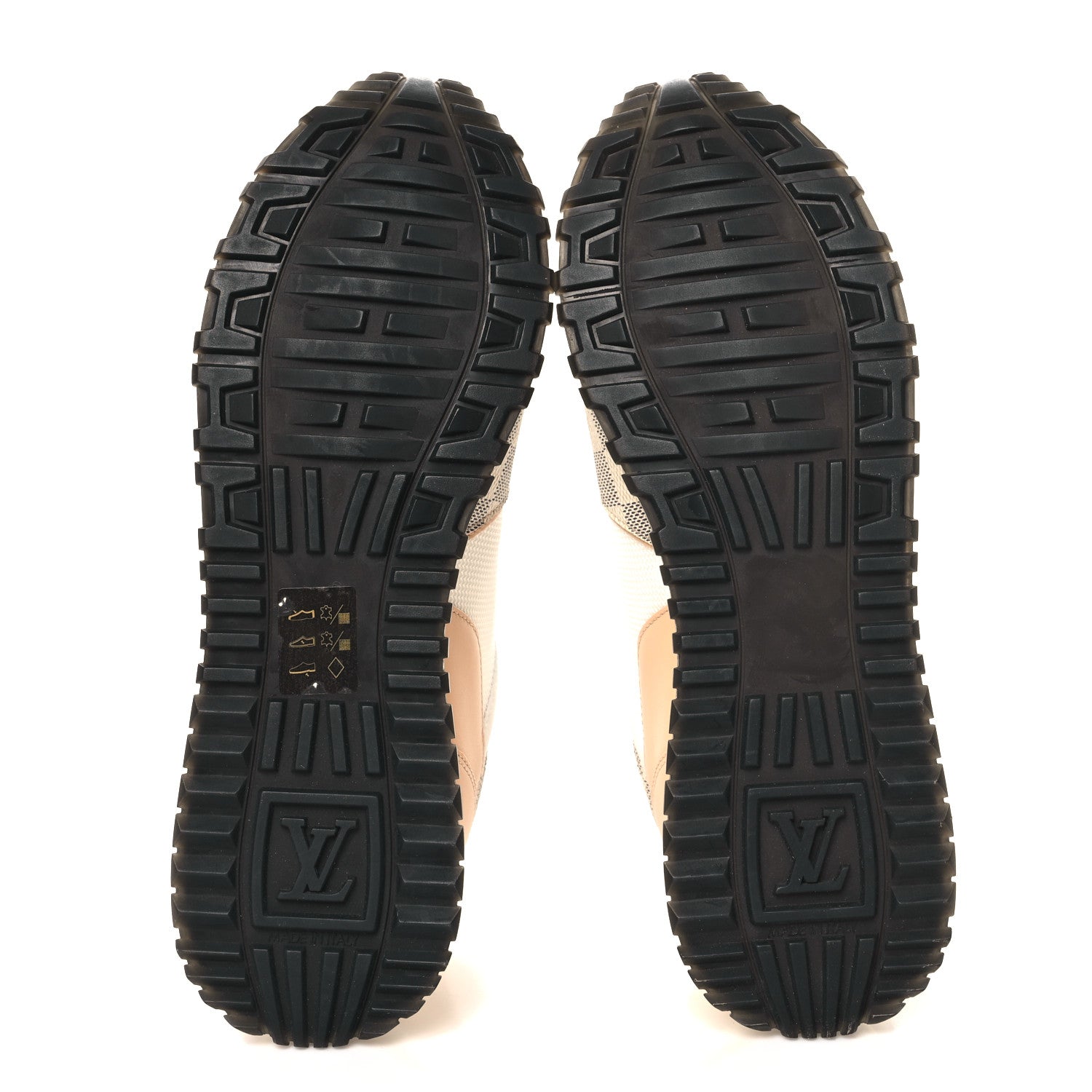 Louis Vuitton Calfskin Damier Azur Run Away Sneakers 39 White 6 of 8