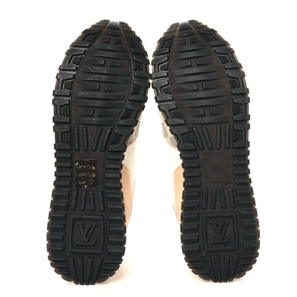 Louis Vuitton Calfskin Damier Azur Run Away Sneakers 39 White 6 of 8